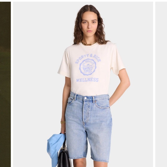 Sporty & Rich Emblem T-Shirt - Picture 2 of 4